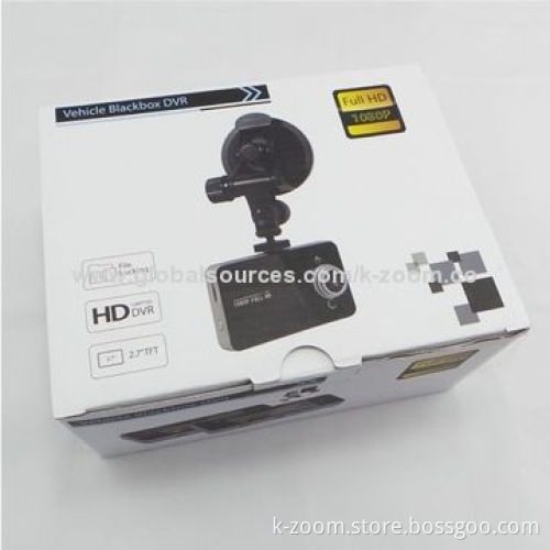 Vehicle recorder, max 1280*720/30fps, 2.4 inches 4:3, 90 degrees view angle